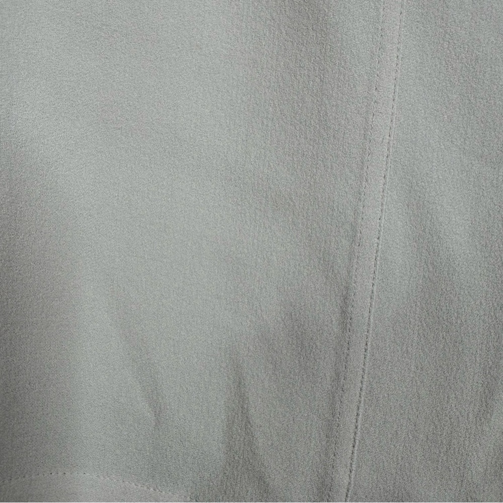 Eileen Fisher Silky Boxy Fit Mesh Arm Panel Crepe Like Top Blouse Medium - Picture 2 of 10